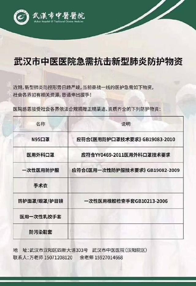 告急！武汉各大医院紧急求援