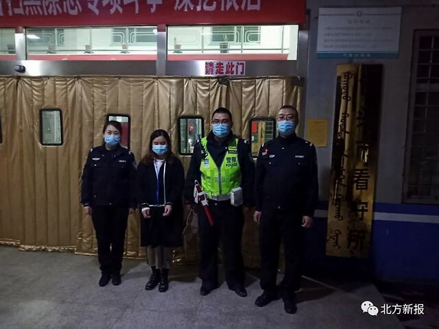 包头交警夜查,查出个女逃犯