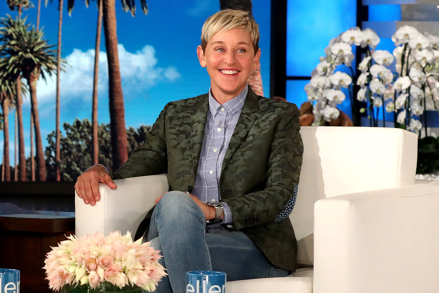 《艾伦秀》里面的艾伦ellen degeneres,她↓这张特别知名的奥斯卡大