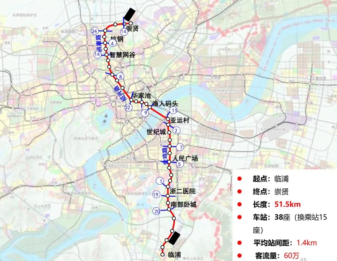 重磅杭州地铁4期建设规划建议方案曝光