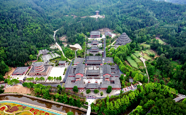 【头条】鸟瞰昭化区平乐寺《如意花海》,看景区的发展