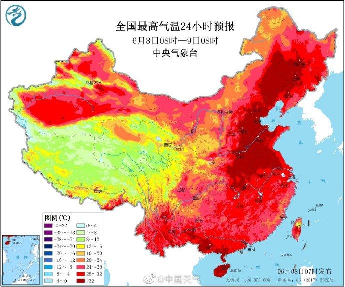 南方暴雨，北方炙烤，冰火两重天！