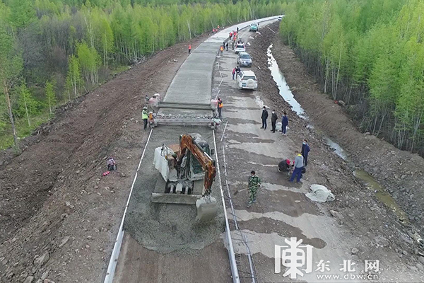 全省百大项目连崟至阿木尔公路工程全面开工