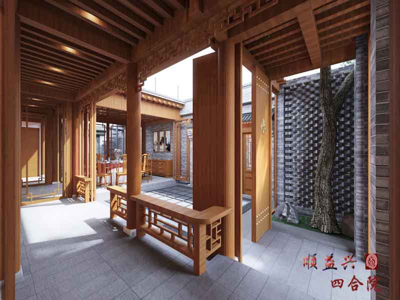 北京四合院,舒朗庭院,身与心的犒赏