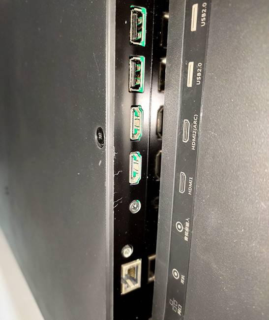 hdmi接口的基础上,加入的双向音频信号的传输功能,所以特别适合电视机