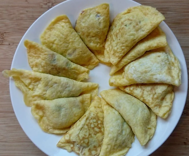 鸡蛋煎饺