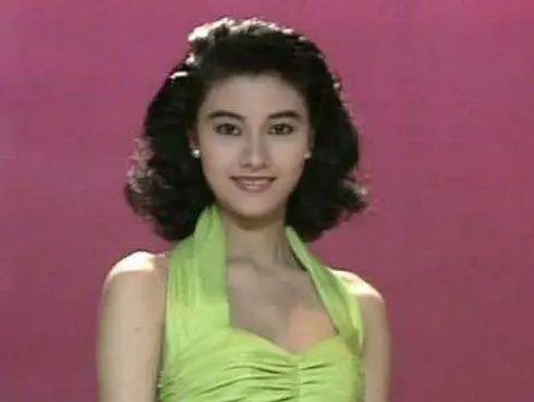 老照片;九十年代的香港女明星李嘉欣