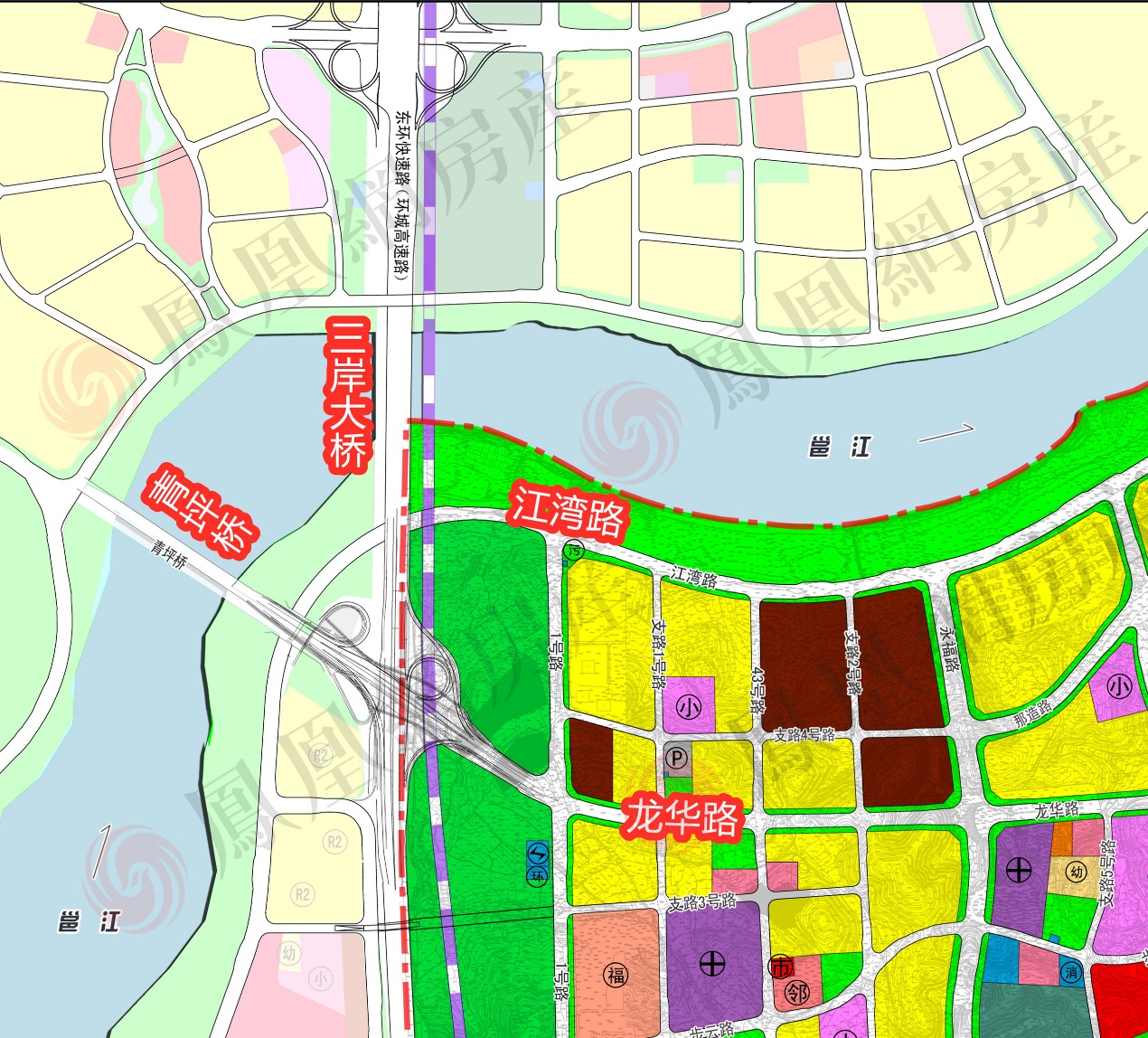 三岸大桥改造工程获批:双向八车道,预留非