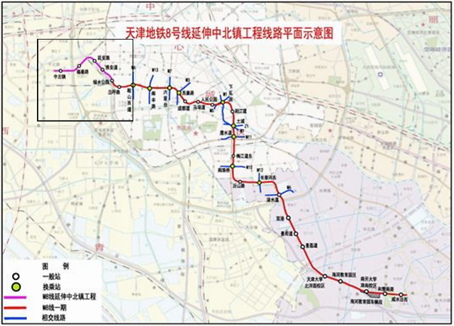 天津拟新增1条,延长6条地铁线