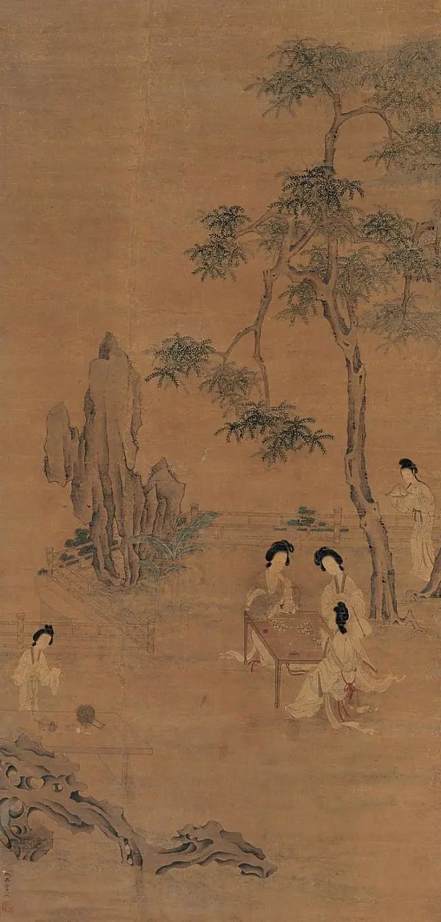 从署名仇英的画作中管窥古代女子日常生活图景