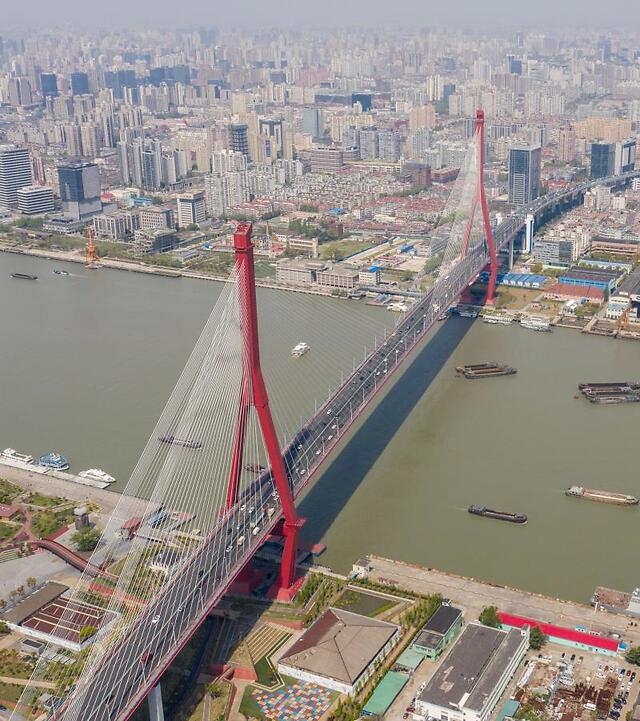 杨浦大桥,2020年.
