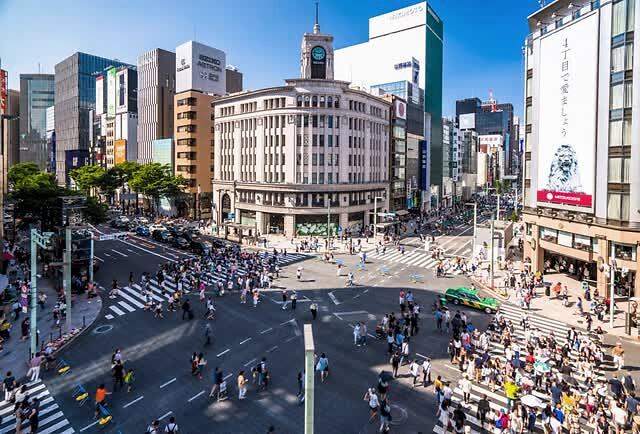 东京中央区银座整栋大楼出售,稀缺地块,地铁徒步160米