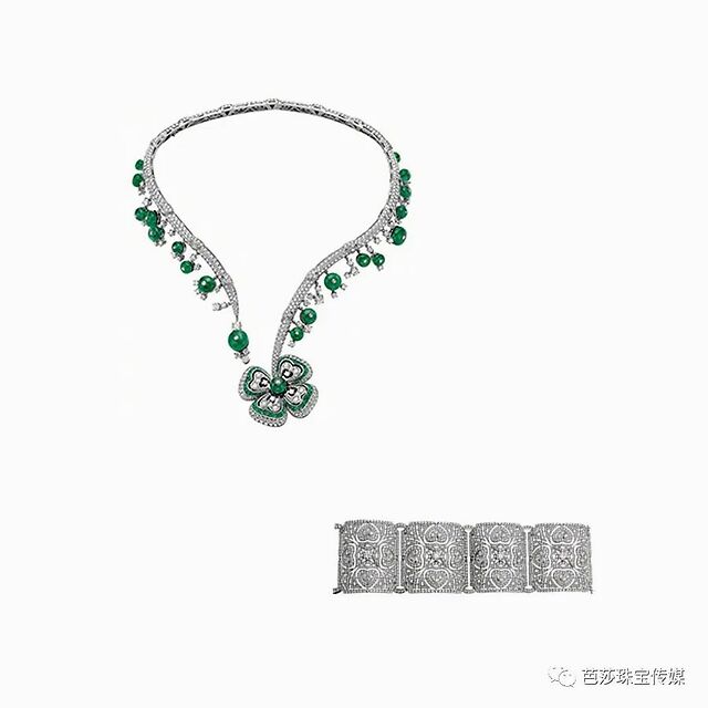 bvlgari 宝格丽 fiore高级珠宝系列项链 意大利花园高级珠宝系列手镯