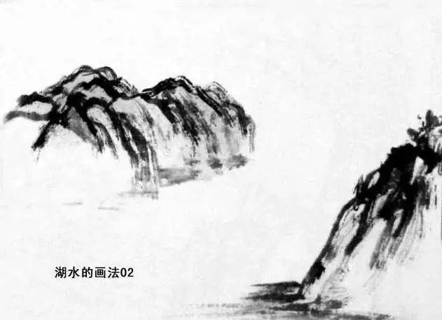 书画联盟丨山水画基础教程:图文详解水的画法,历代名家画水高清作品