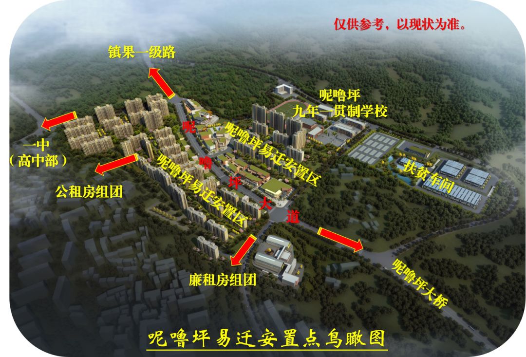 (一)拍租位于镇雄县南台街道呢噜坪安置点7栋独立商铺使用权.