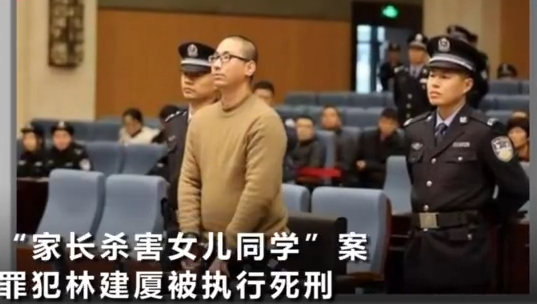 杀害女儿9岁同学男子被执行死刑孩子间发生小摩擦心生不满