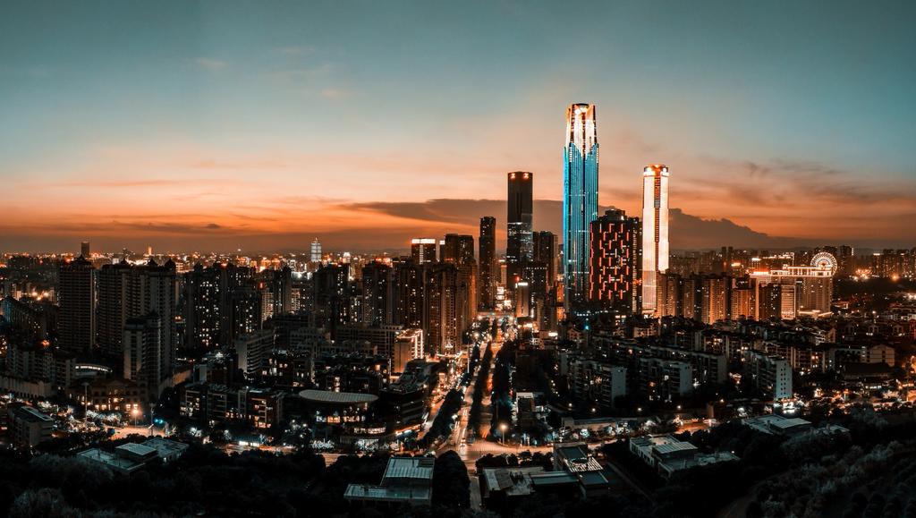 南宁东盟商务区夜景__凤凰网