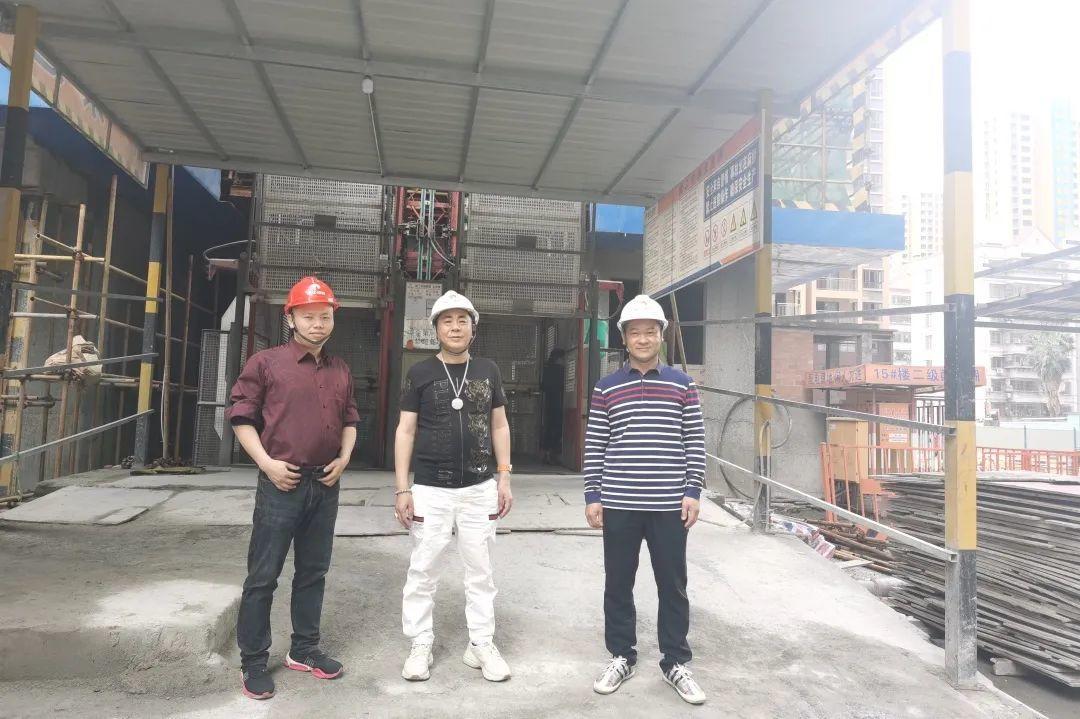 恒亿集团董事局主席郭建平到在建项目疫情防控及安全生产工作