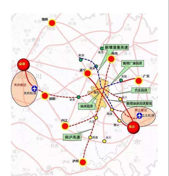 振奋人心!潼南将加快推进完善"七高速六快速四高铁三普铁"建设