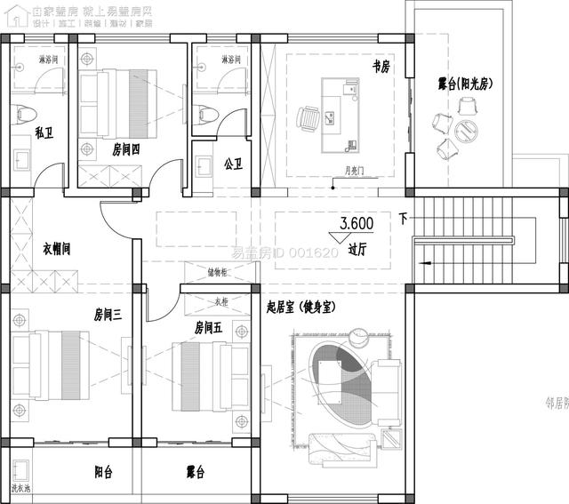 露台 阳光房,陕西渭南51万农村自建房现代别墅