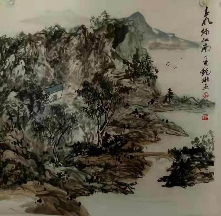 画家白艳琳 窈窕写意 山水传情