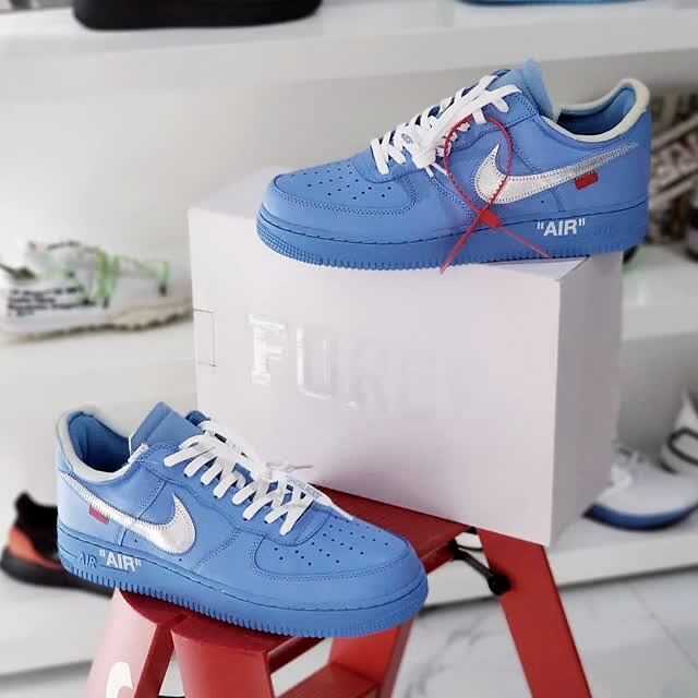 ow x af1新配色曝光,第二个"蓝色