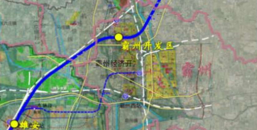 拭目以待 r1线全长约86km,霸州所占长度约为10.