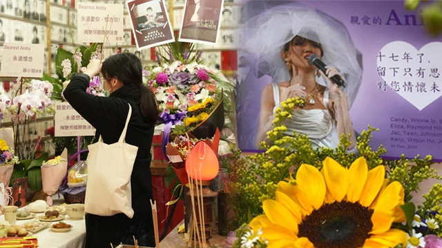 梅启明赴宝莲寺为梅艳芳上香祭拜,97岁梅妈憾缺席