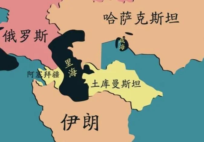 里海(caspian sea)位置