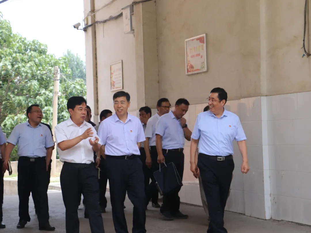 县长张锋陪同调研