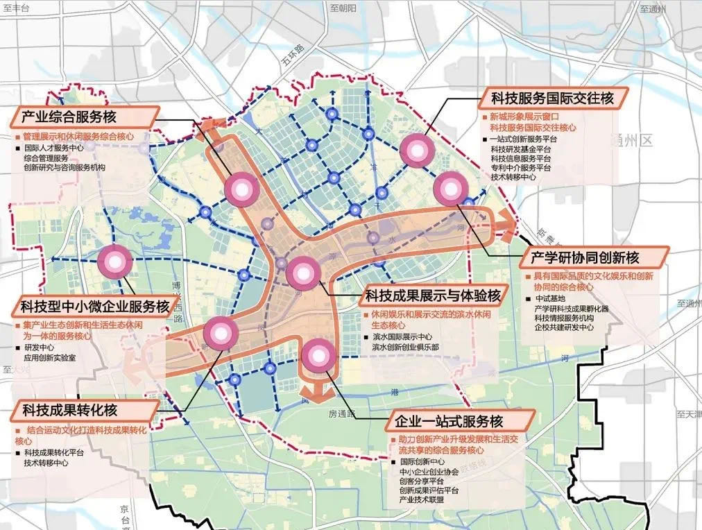 亦庄作为北京唯一的国家经济开发区,发展容量十分可观,这次新城规划里