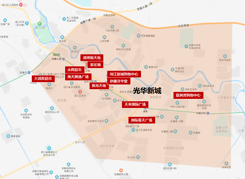 6个数据,光华新城坐实"四环外第二中心"