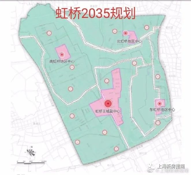 2035年上海城市规划中的虹桥副中心