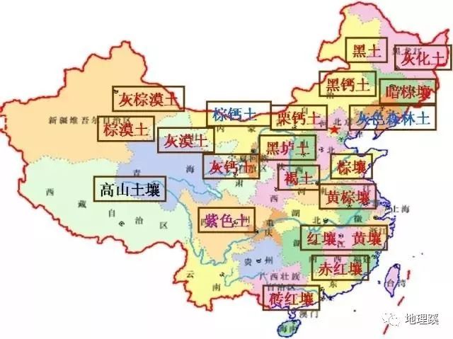 中国主要土壤类型,看看你家属于哪一种