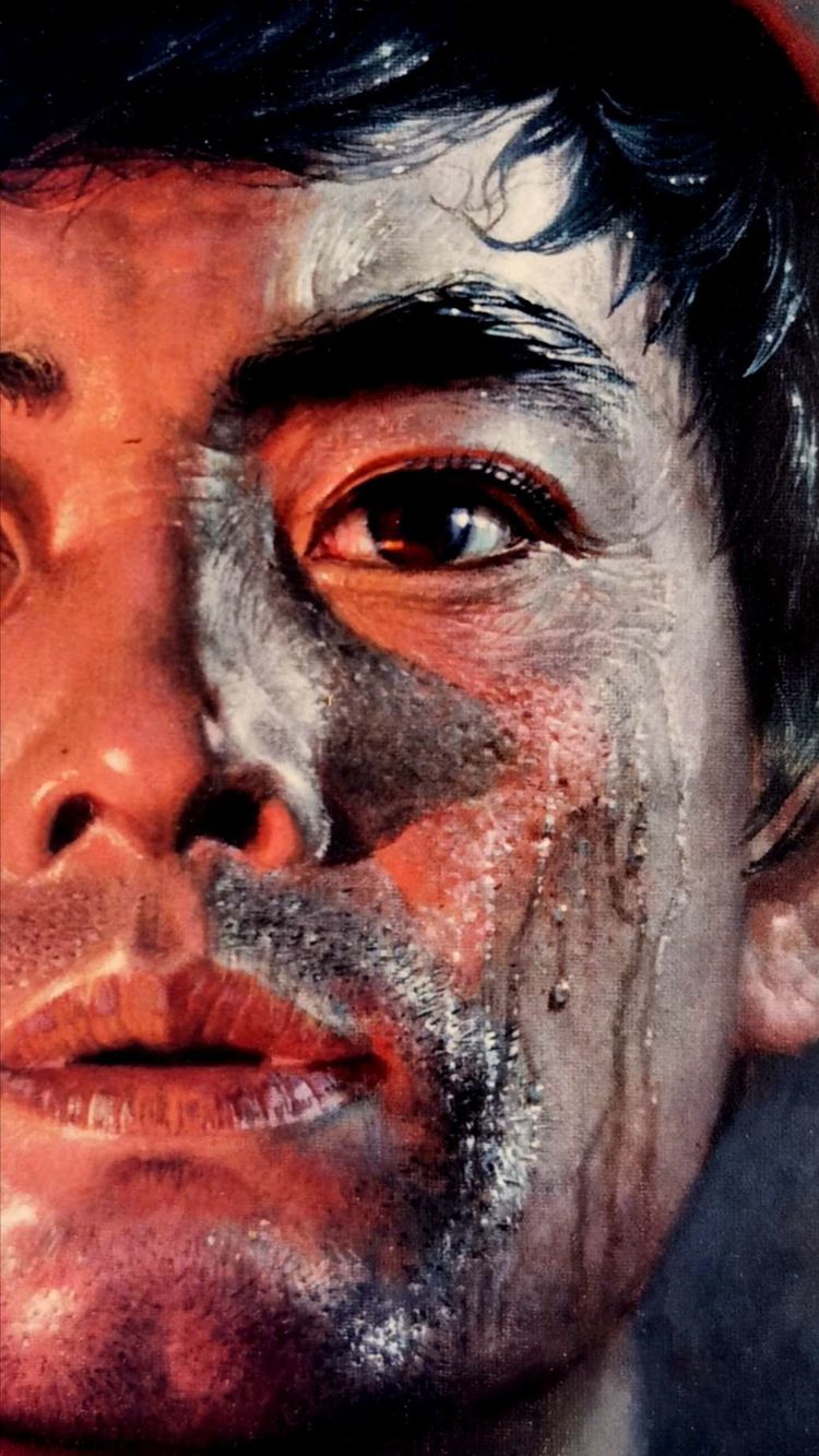 广廷渤回顾:油画《钢水·汗水》创作过程