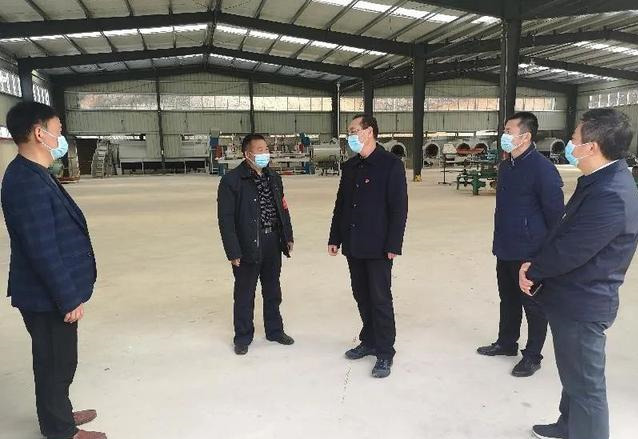 商城县县委书记李高岭检查疫情防控,春耕生产和企业复工复产工作