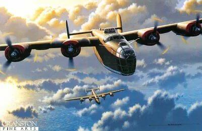 冰海猎狼人大西洋战役中的b24解放者轰炸机