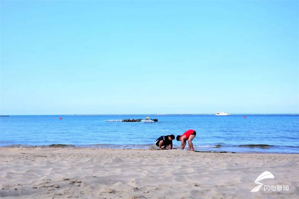 等天气放晴 一起来威海经区东浦湾感受大海的魅力