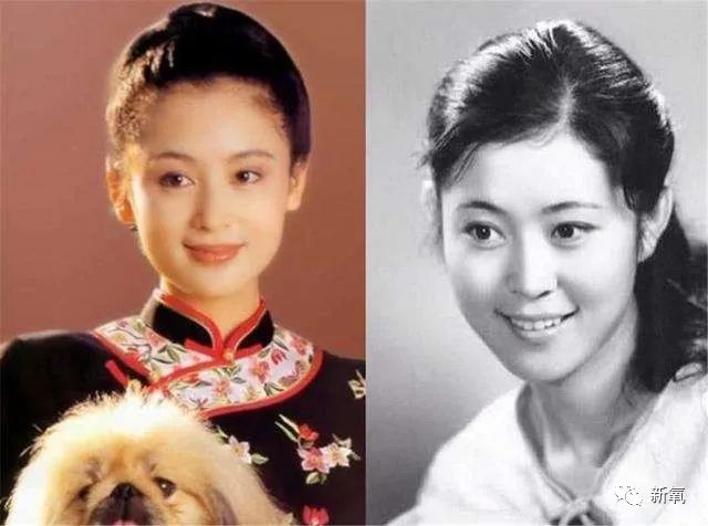 陈凯歌的旧爱倪萍和妻子陈红长相也很相似.