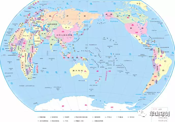 打开竖版世界地图 重新审视中美军事布局