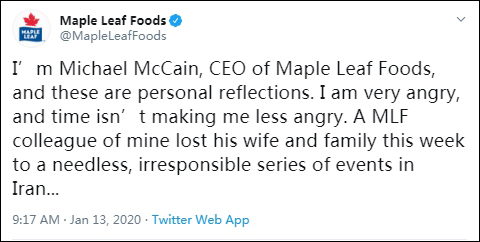 加CEO怒骂特朗普：自恋华盛顿让63名加拿大人陪葬