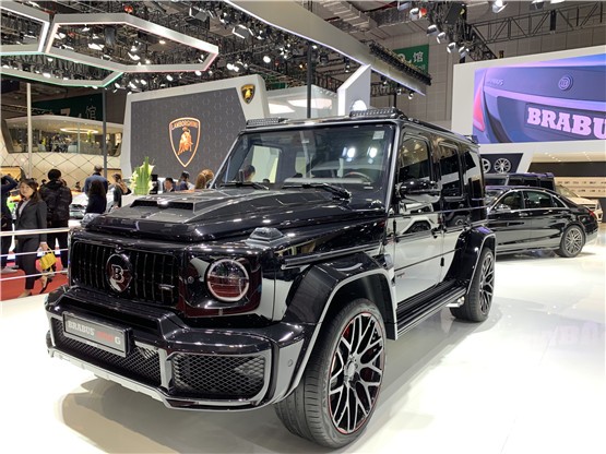 [车型]:2019款奔驰g63巴博斯g800 [颜色]:黑/黑红