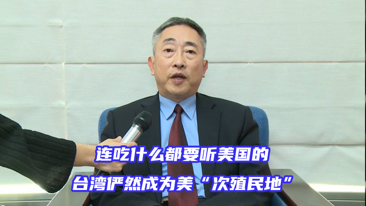 王丰连吃什么都要听美国的台湾俨然成为美次殖民地