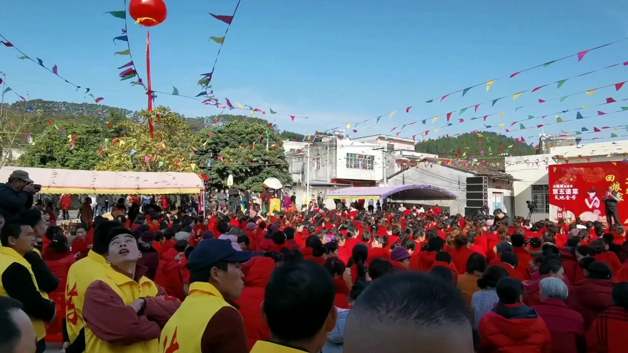 广西合浦公馆陈屋村忠孝祠升座,上千位姑姐回娘家祭拜