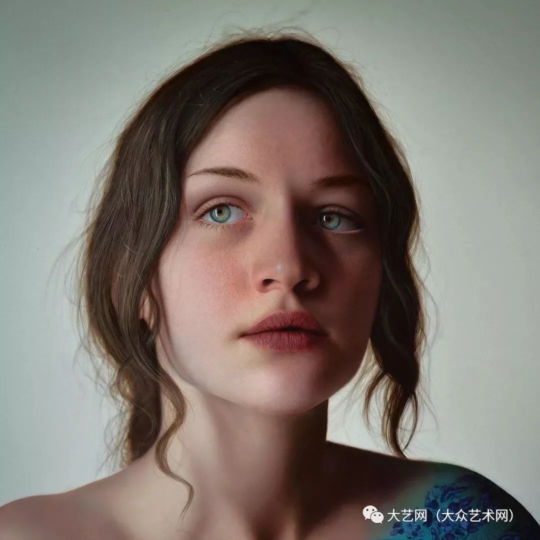 写实画家笔下美女肌肤细腻真实,marco grassi 比冷军画强多了