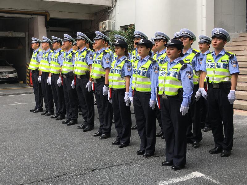 辅警培训照片 本文图片均由上海市公安局 供图