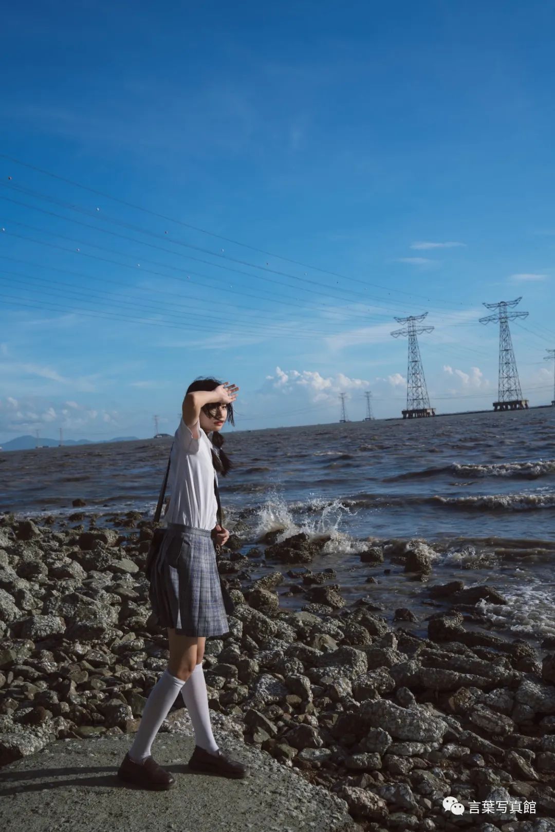 深圳看海|夏日海边|jk少女写真集