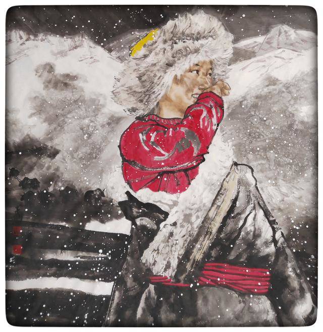 张正刚国画人物画作品欣赏
