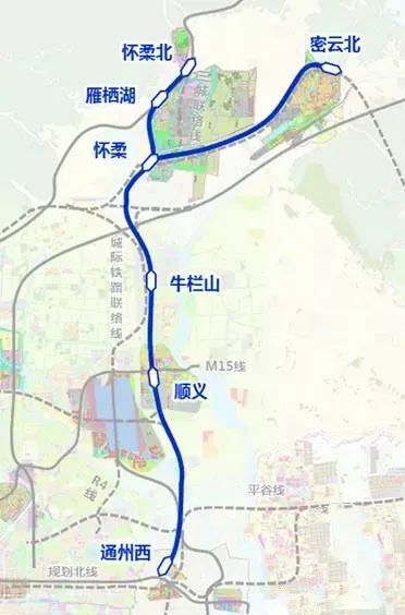 市郊铁路怀柔密云线 市郊铁路s5京承线 市郊铁路京承线计划6月30日