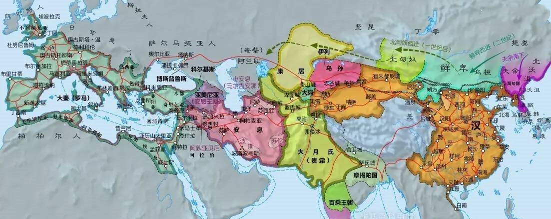 东汉甘英为何未到达罗马?是胆小怕死还是安息商人从中